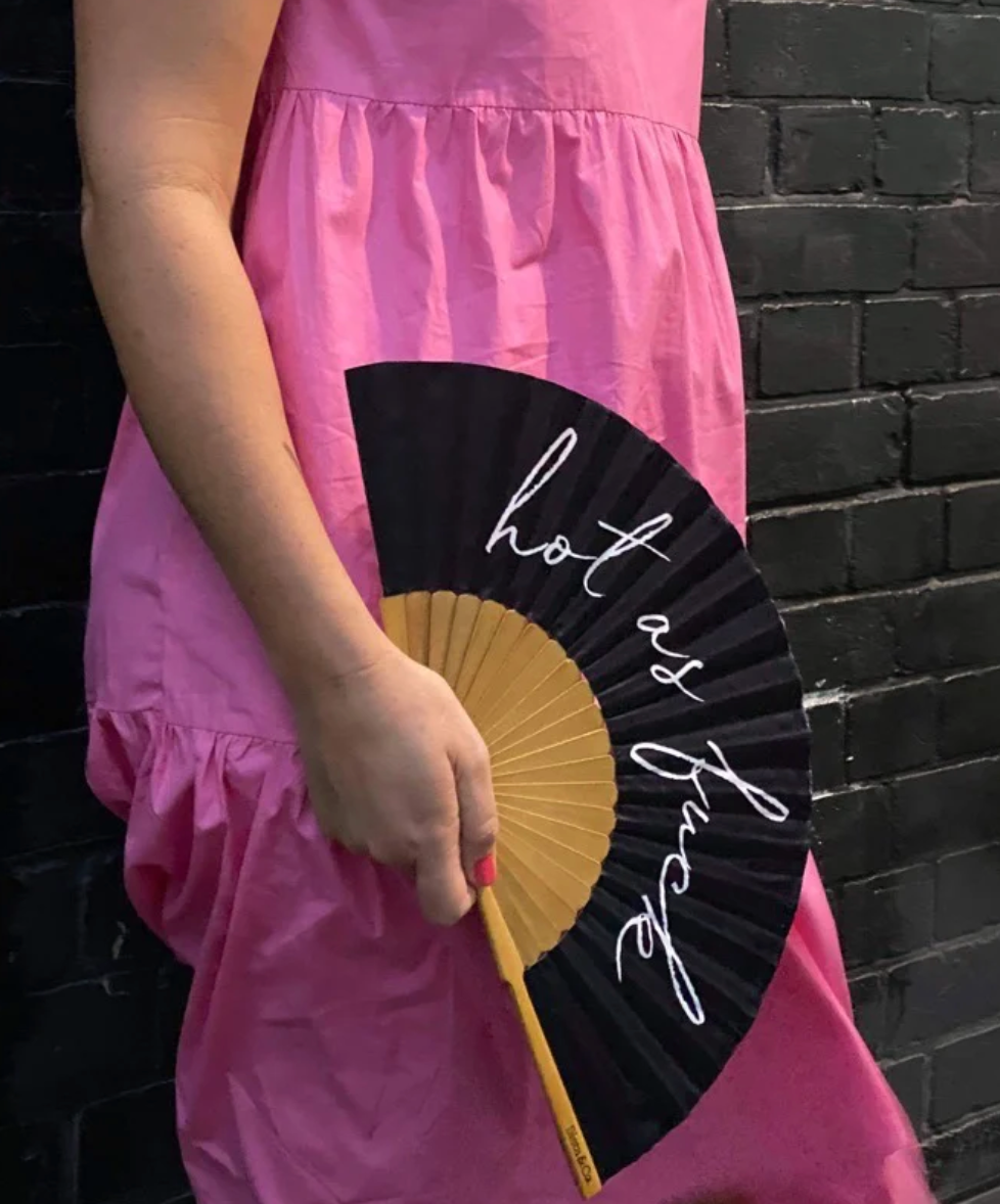 Hot As F%$! Fan Black