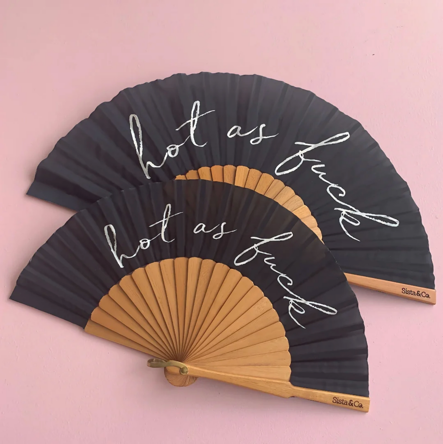 Hot As F%$! Fan Black