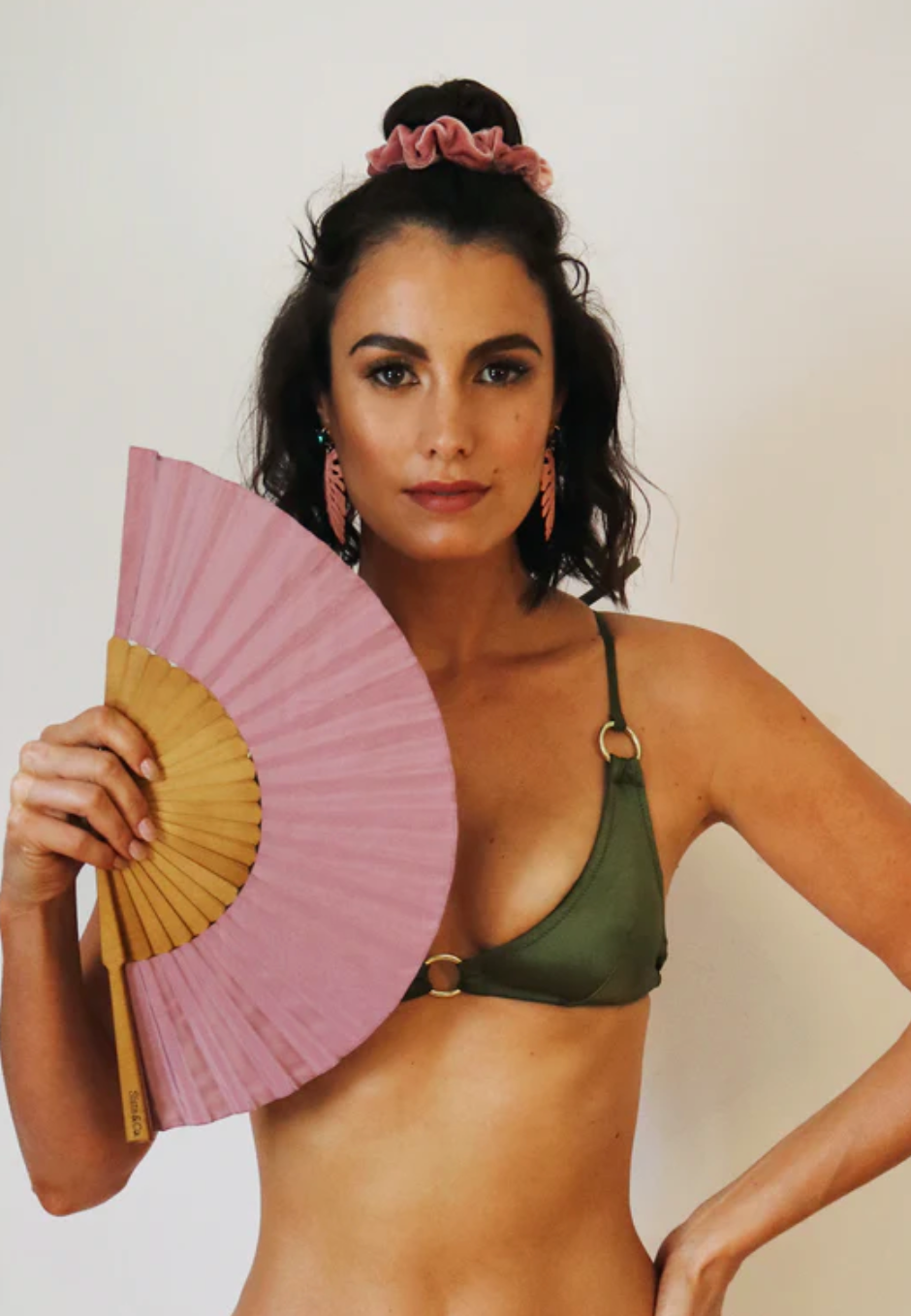 Dusty Rose Lady Fan