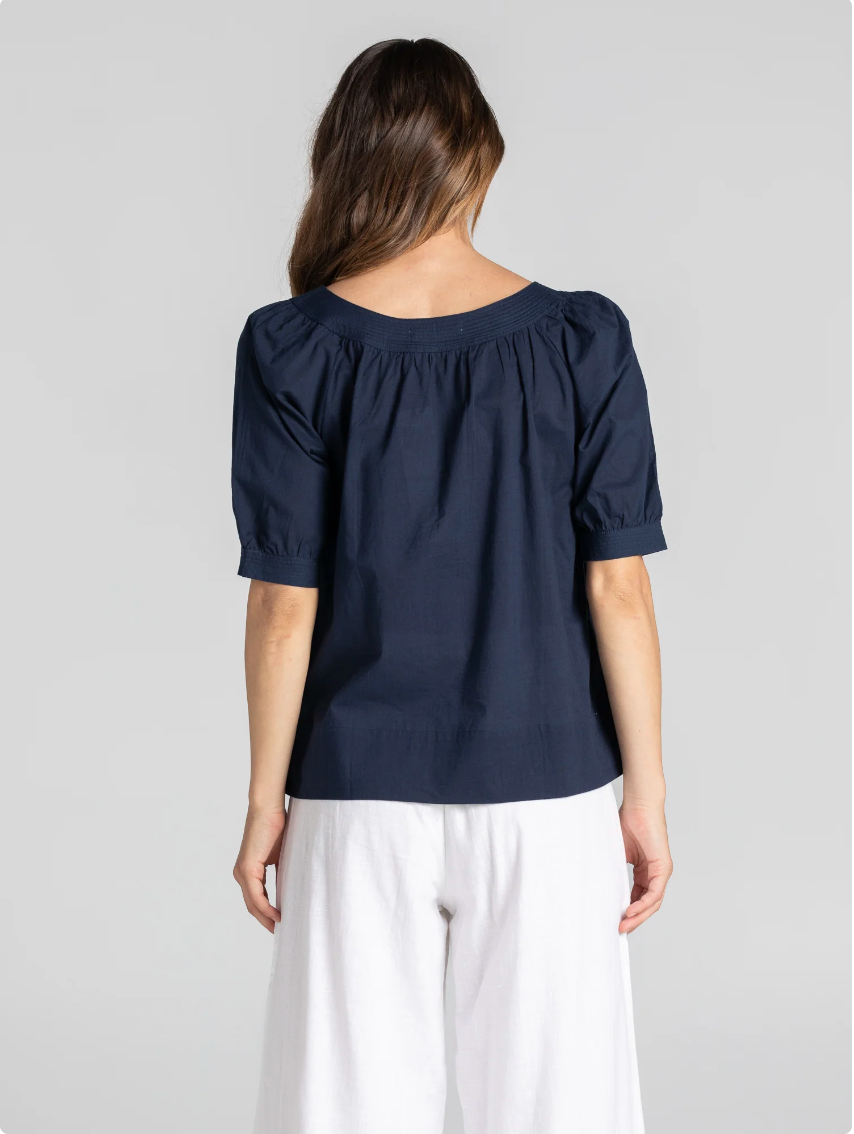 Bliss Navy Top
