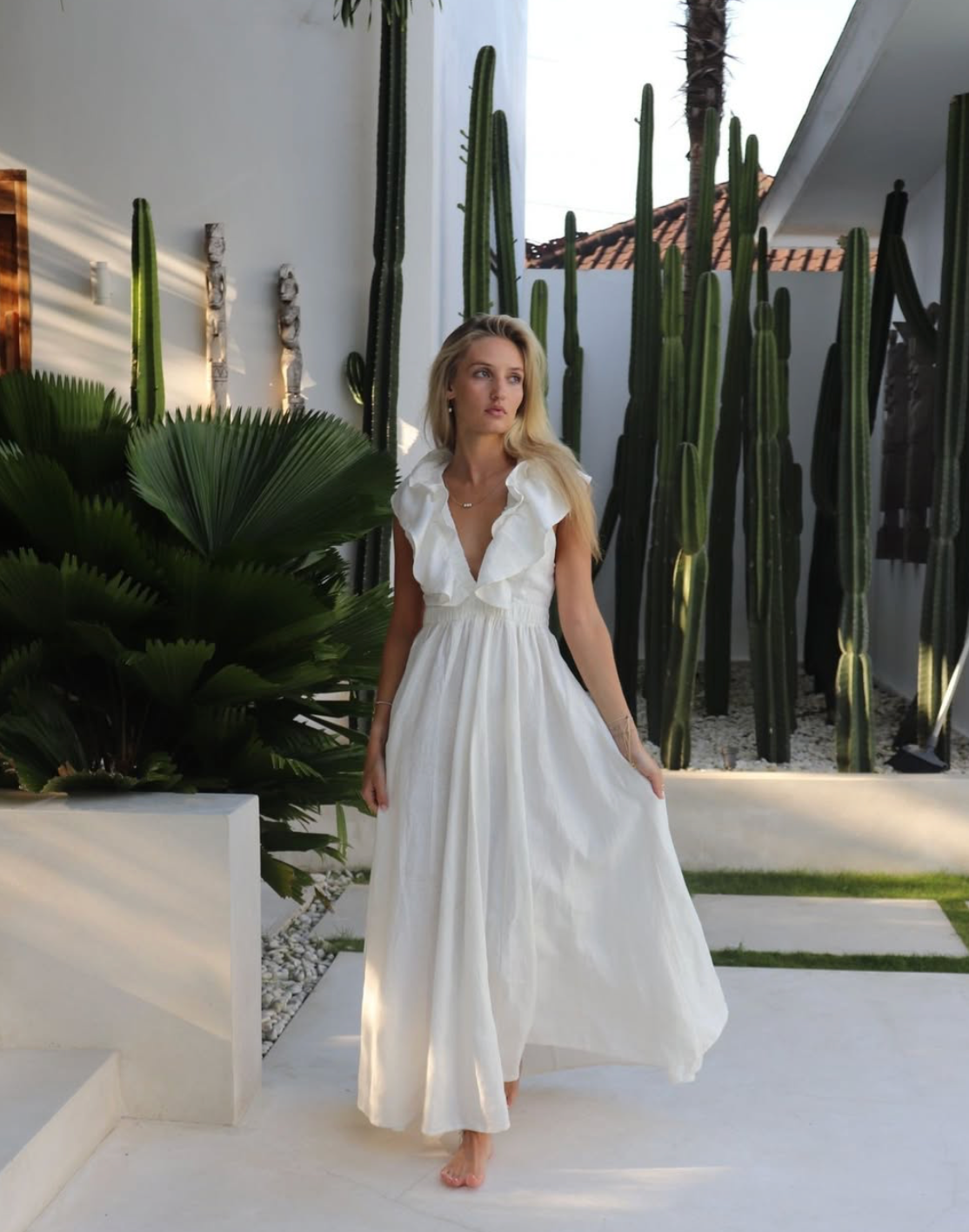 Frankie Dress in White