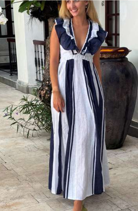 Frankie Dress Stripe