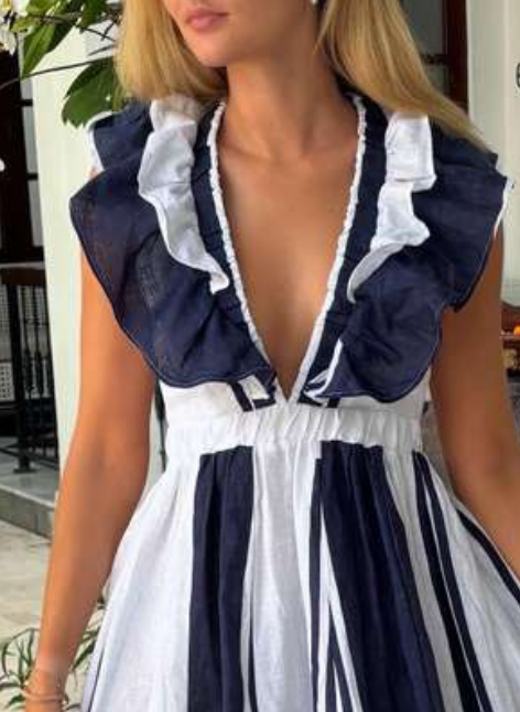 Frankie Dress Stripe