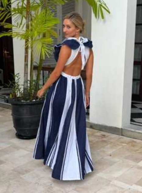 Frankie Dress Stripe