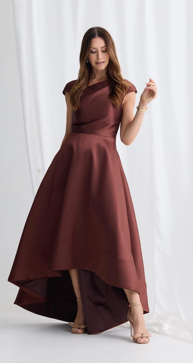 Rosanella Dress Chocolate