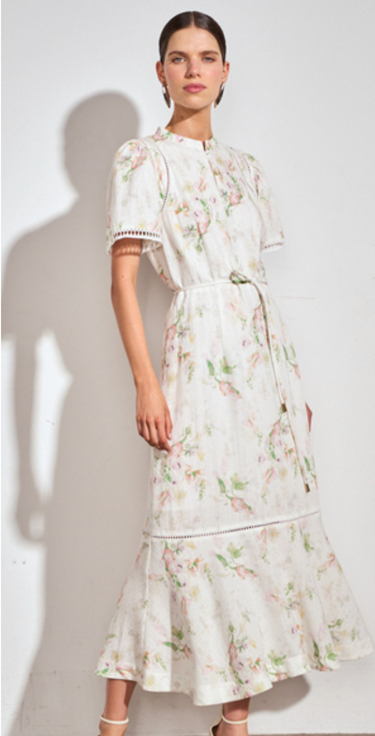 Poem Dress in Painterly Bloom