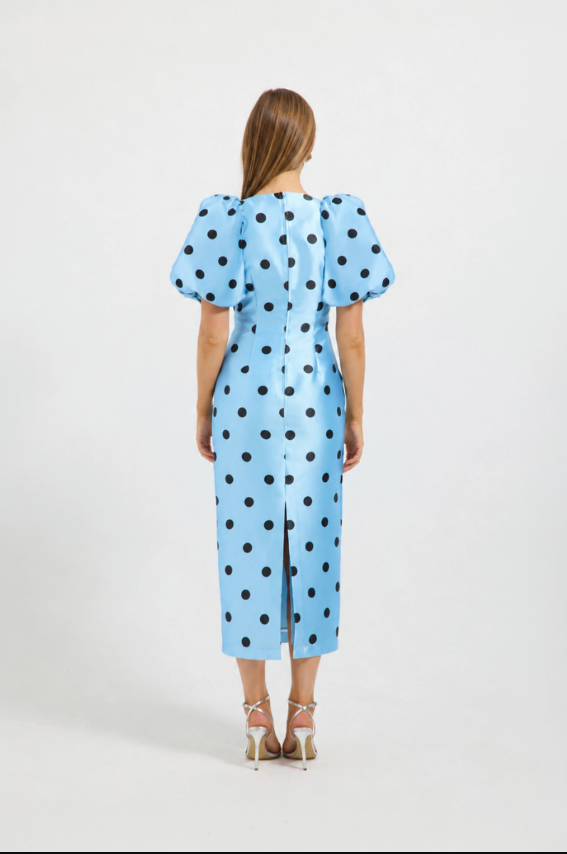 Dottie Sleeve Midi Dress