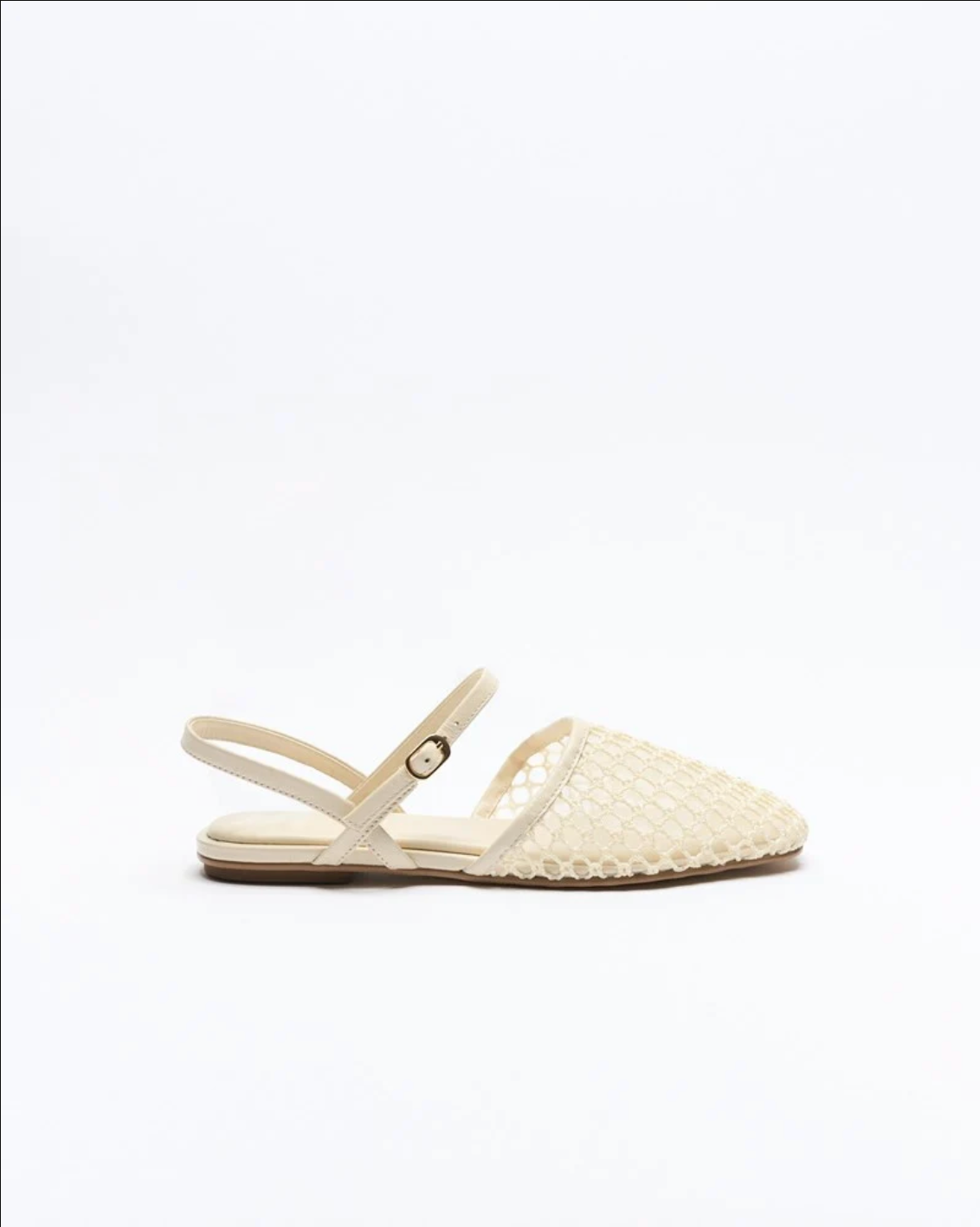 Anni Leather Flat White