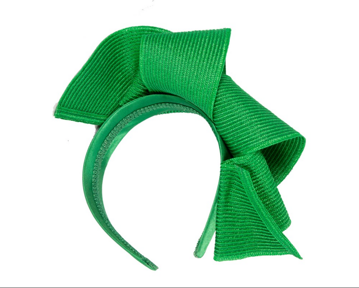 Wave Fascinator Green