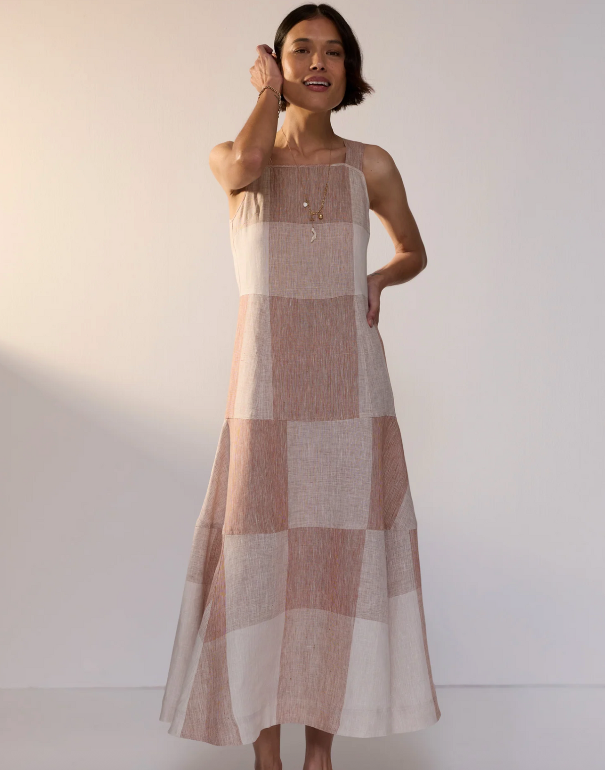 Nixie Gingham Dress