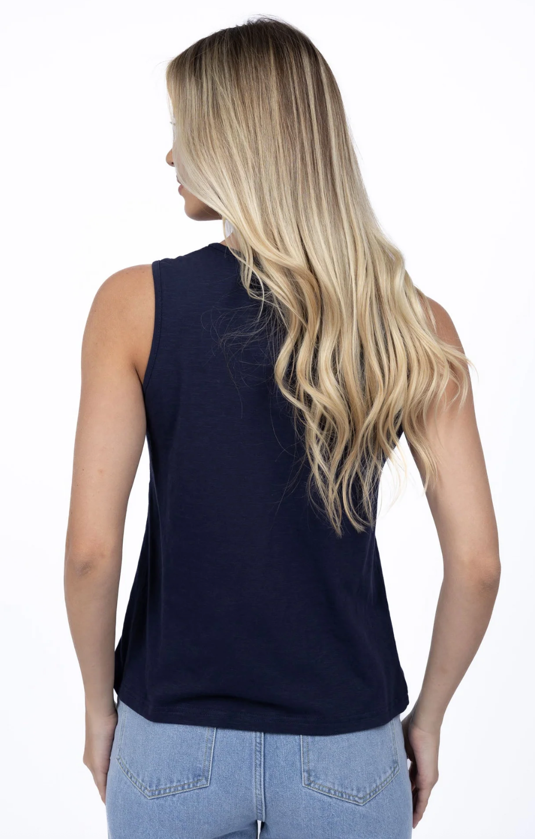 Kaia Tank Top Navy