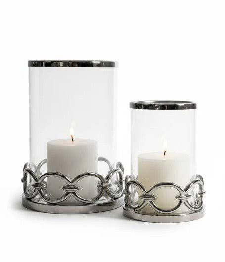 Horse Bit Lanterns- Silver