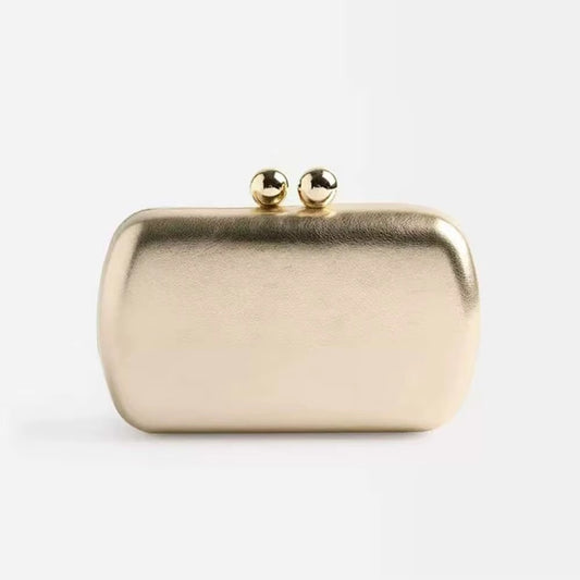 Marietta Clutch Gold or Silver