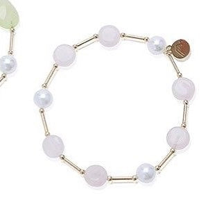 Firucci Pearl&Link Bracelet: Silver