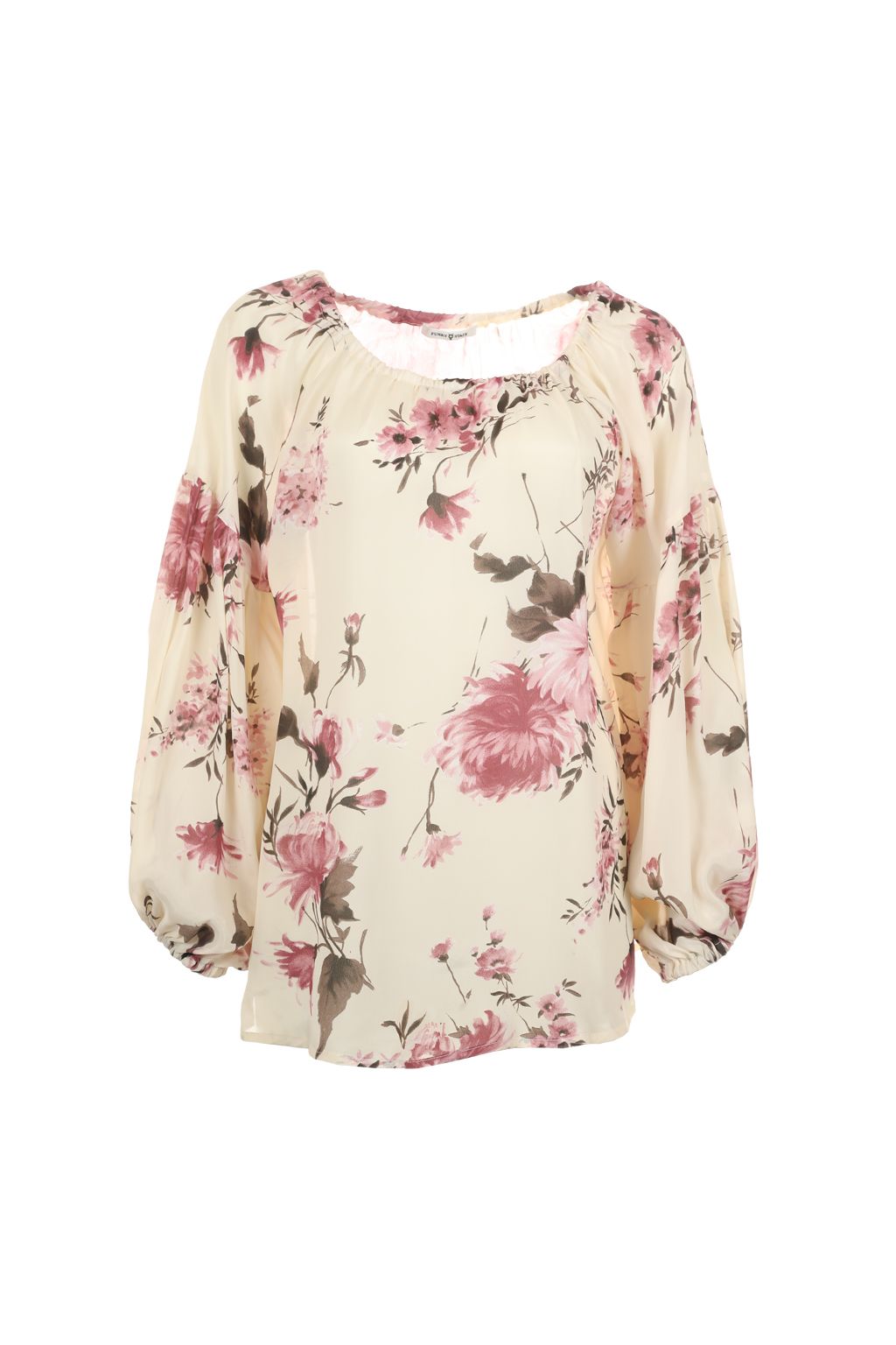 Lotus Flower Blouse in Print 60%OFF