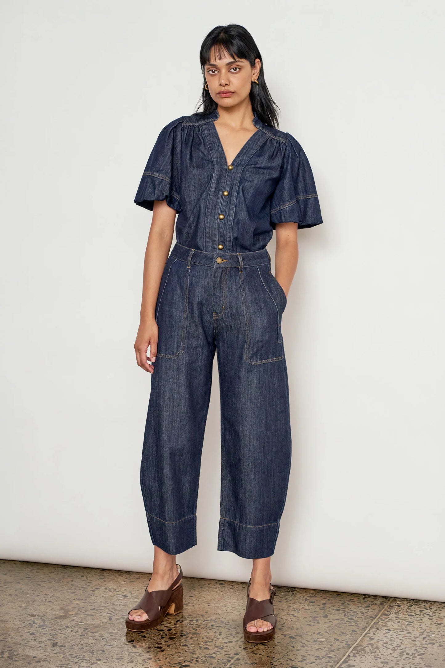 Ledger Jean- Dark Wash