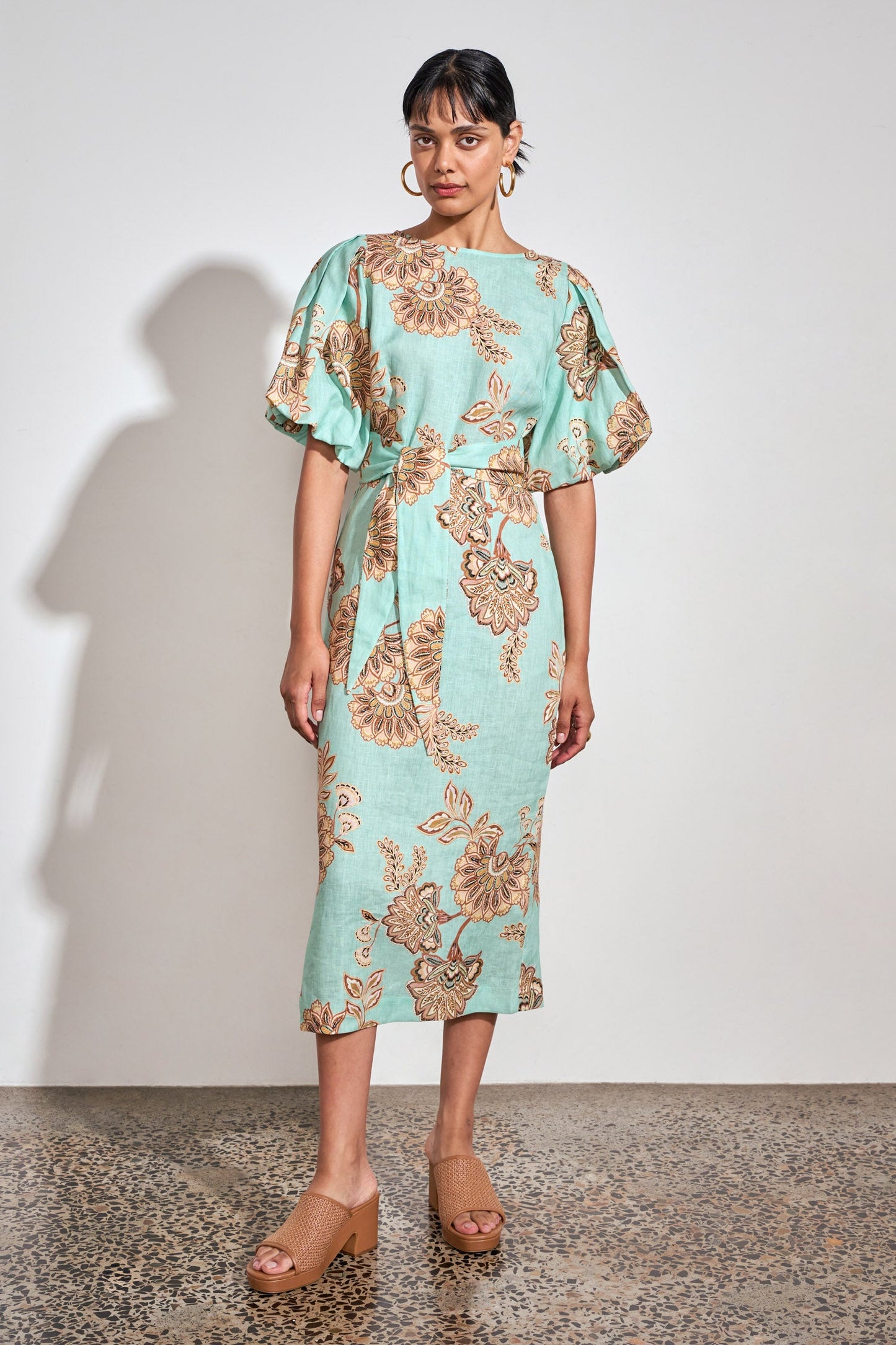 Coast Dress in Mint Kgari