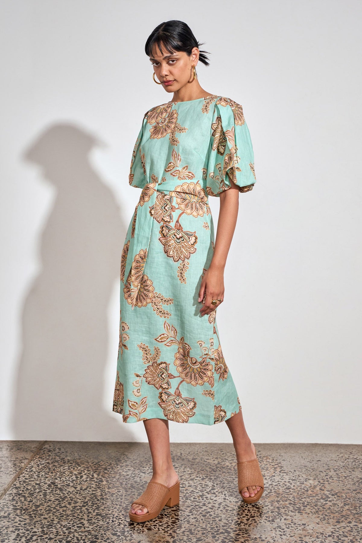 Coast Dress in Mint Kgari