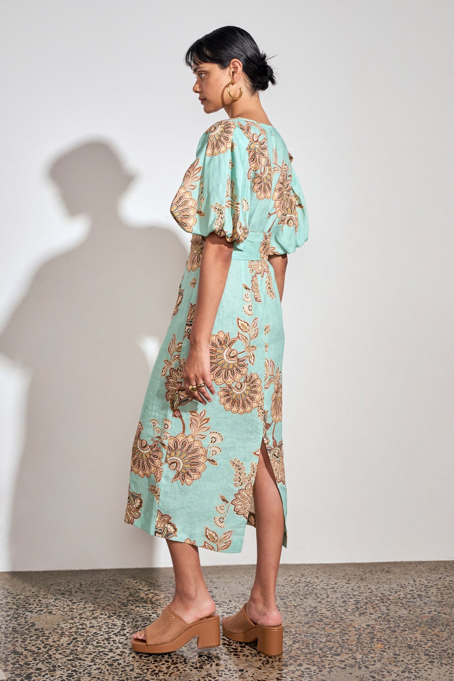 Coast Dress in Mint Kgari