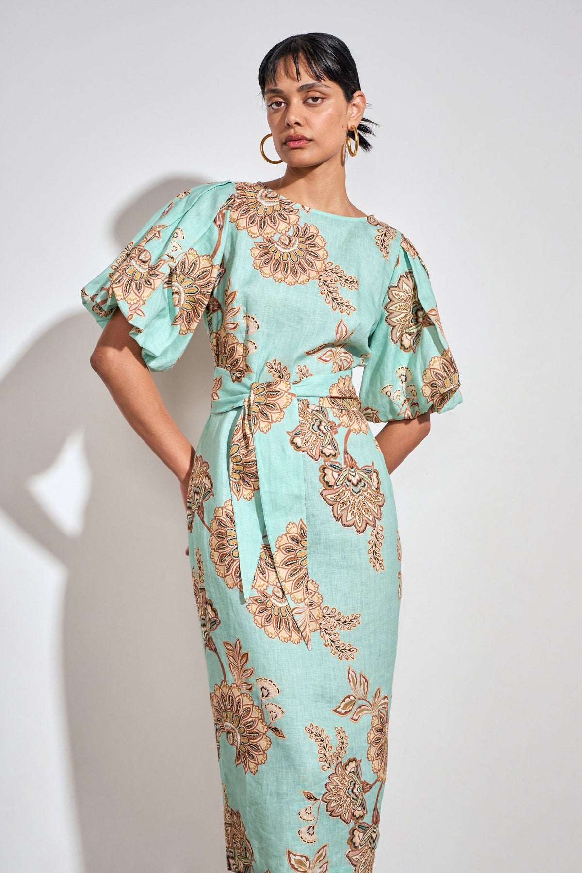 Coast Dress in Mint Kgari