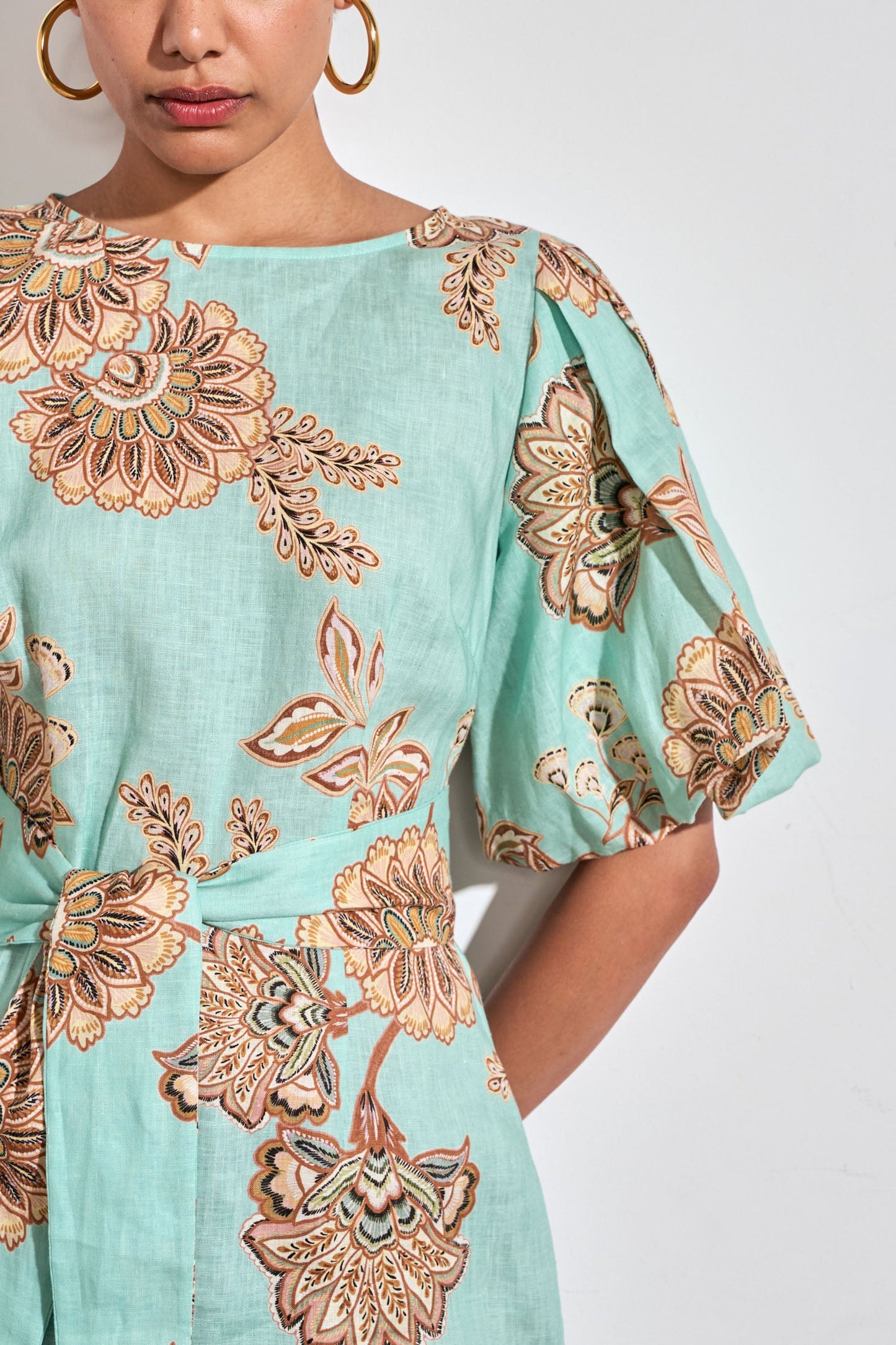 Coast Dress in Mint Kgari