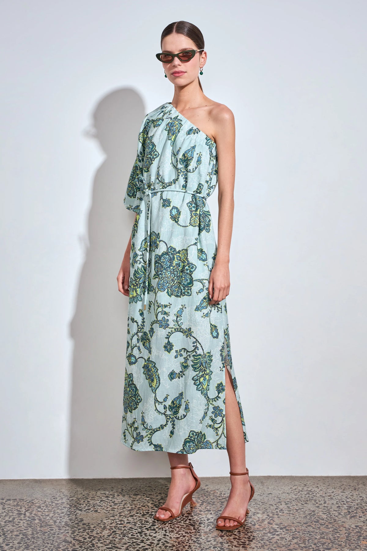 Silhouette Dress Fern Paisley