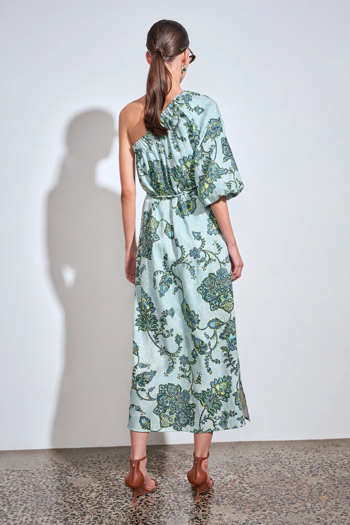 Silhouette Dress Fern Paisley