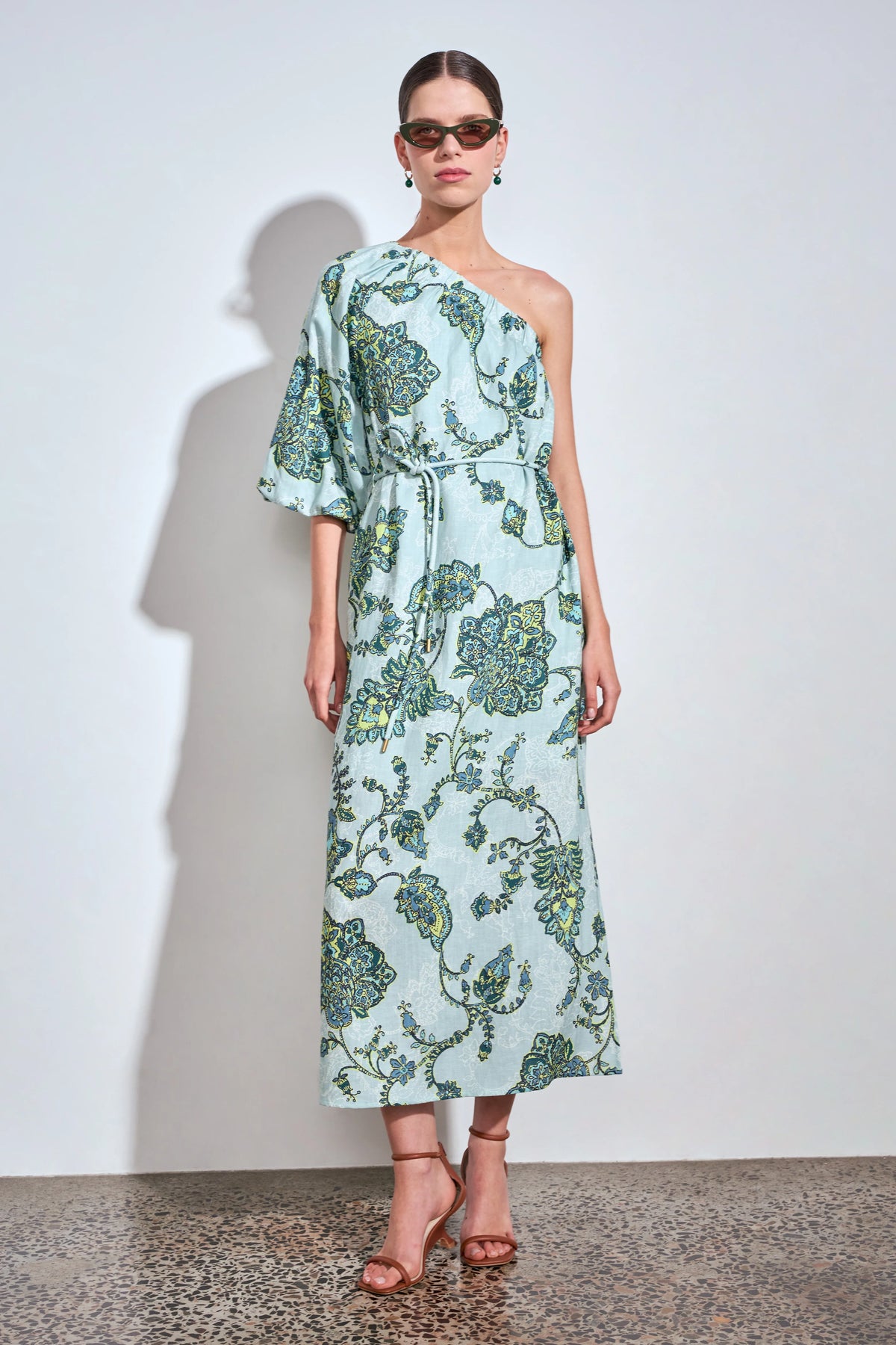 Silhouette Dress Fern Paisley