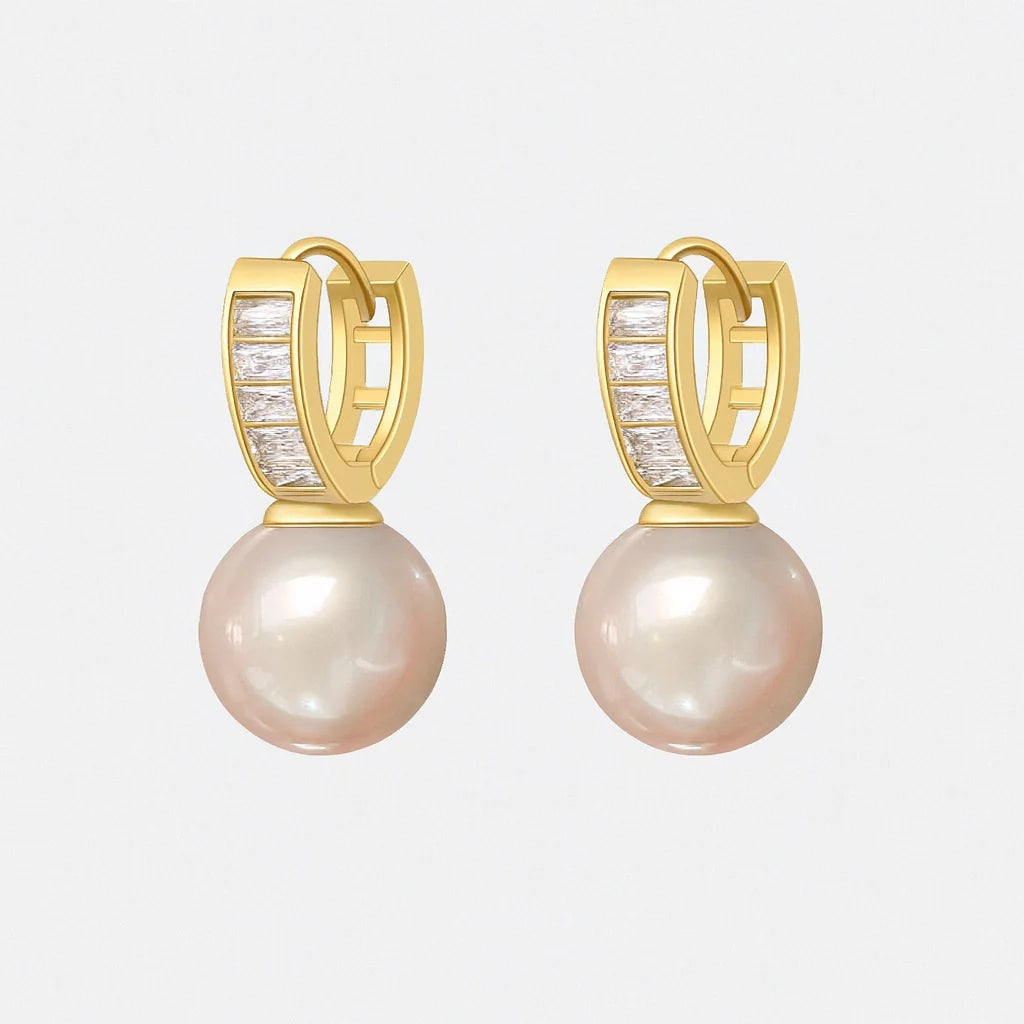 Alyssa White drop Earring