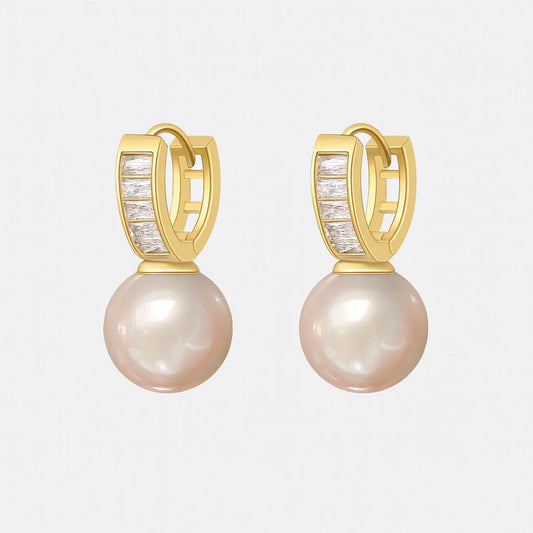 Alyssa White drop Earring