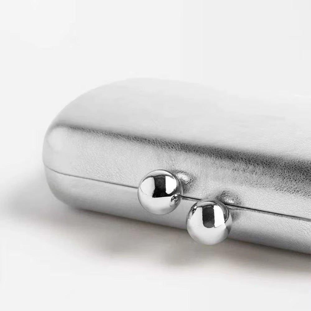 Marietta Clutch Gold or Silver