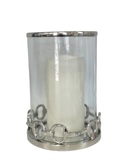 Horse Bit Lanterns- Silver
