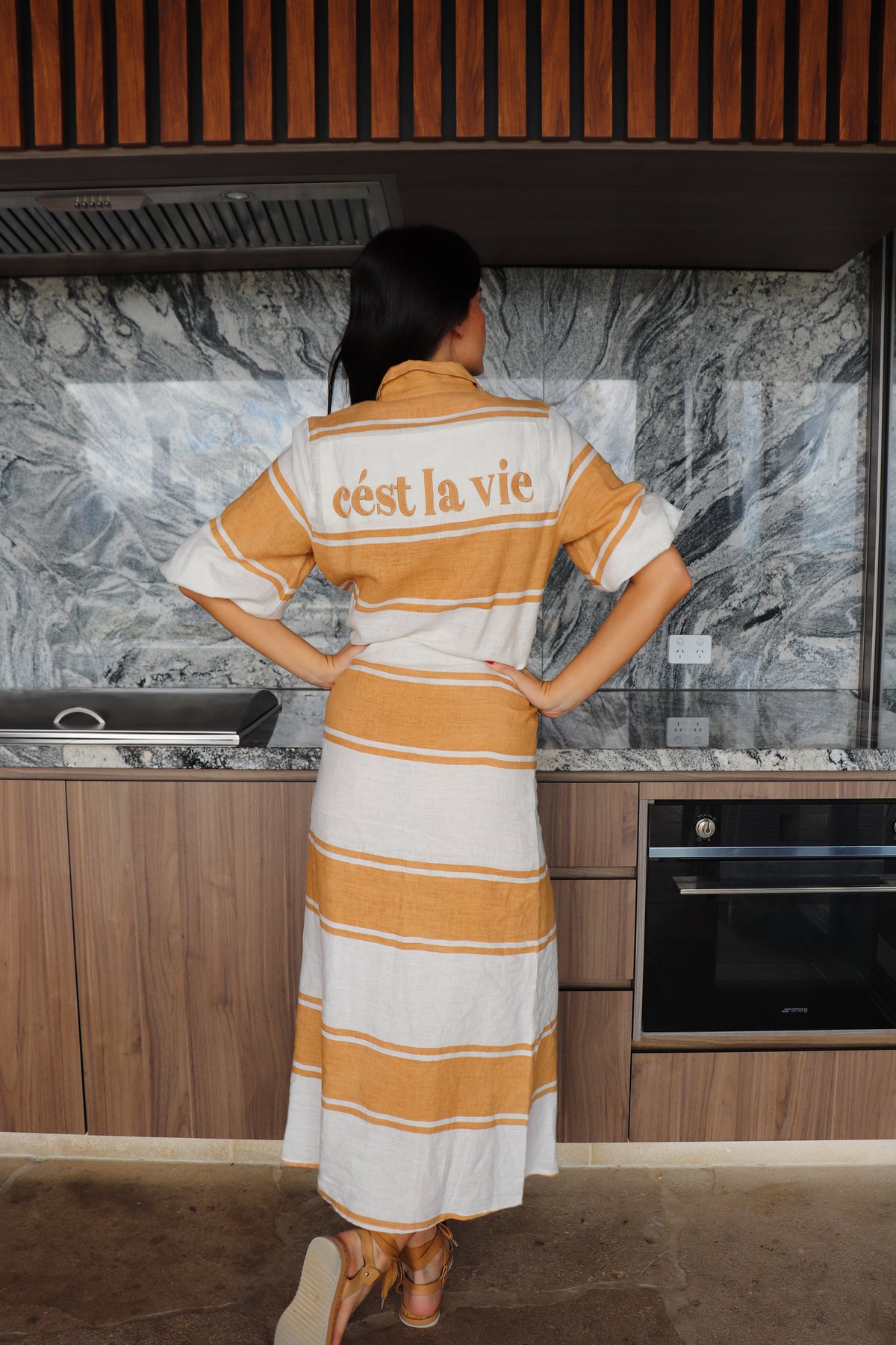 Mia Shirt Dress Mustard
