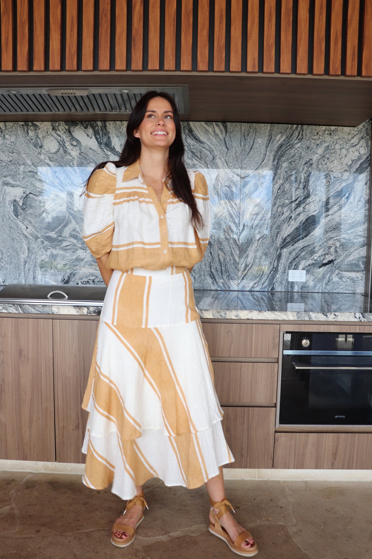 Michelle Skirt Mustard
