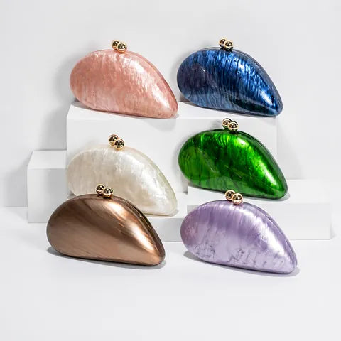 Pearle Acrylic Clutch