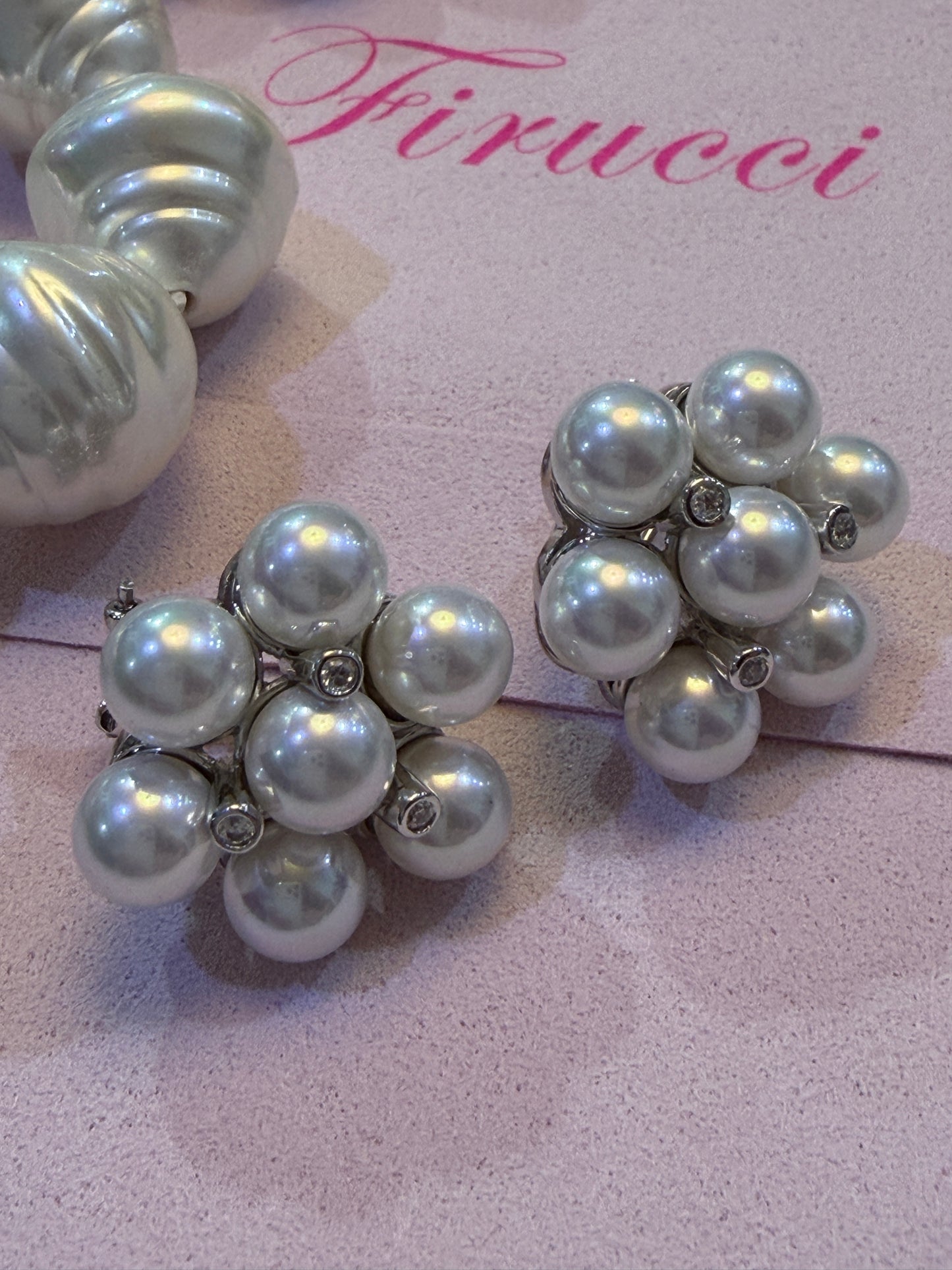 Firucci Pearl Flower Earrings