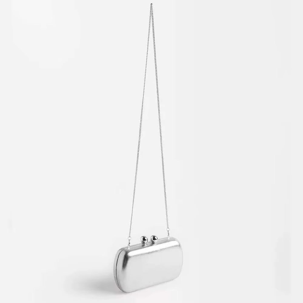 Marietta Clutch Gold or Silver