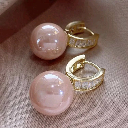 Alyssa Pink drop Earring