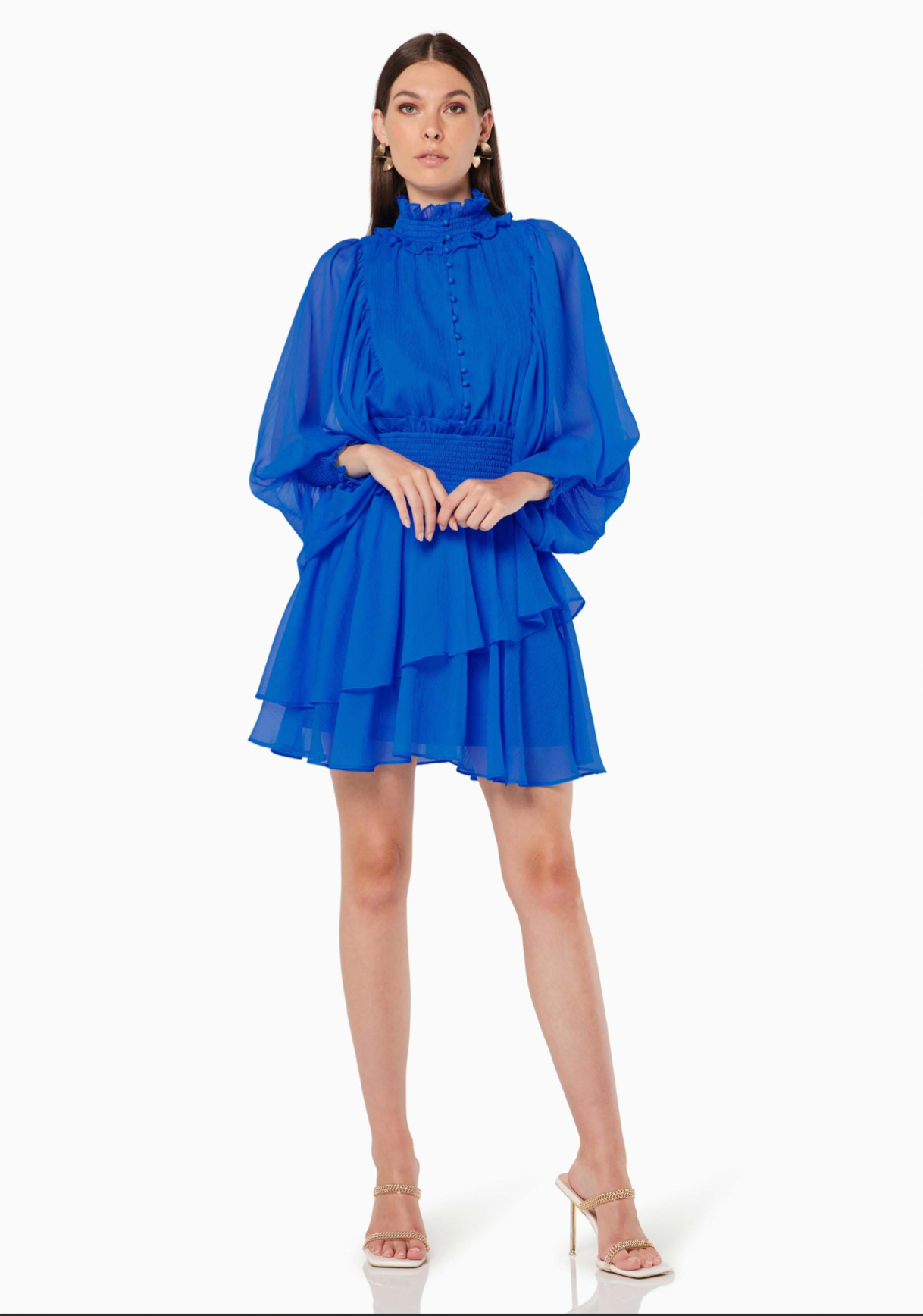 Dora Dress in Blue Sz L/14