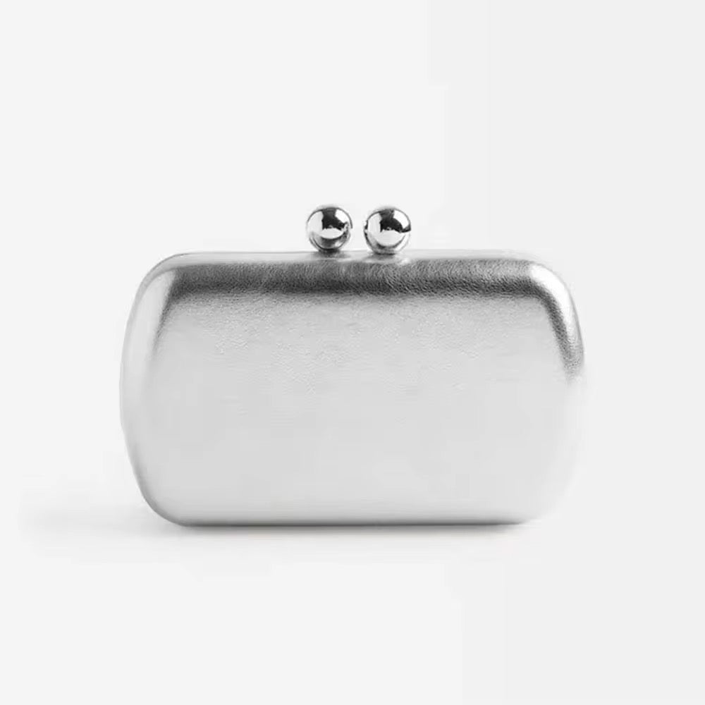 Marietta Clutch Gold or Silver
