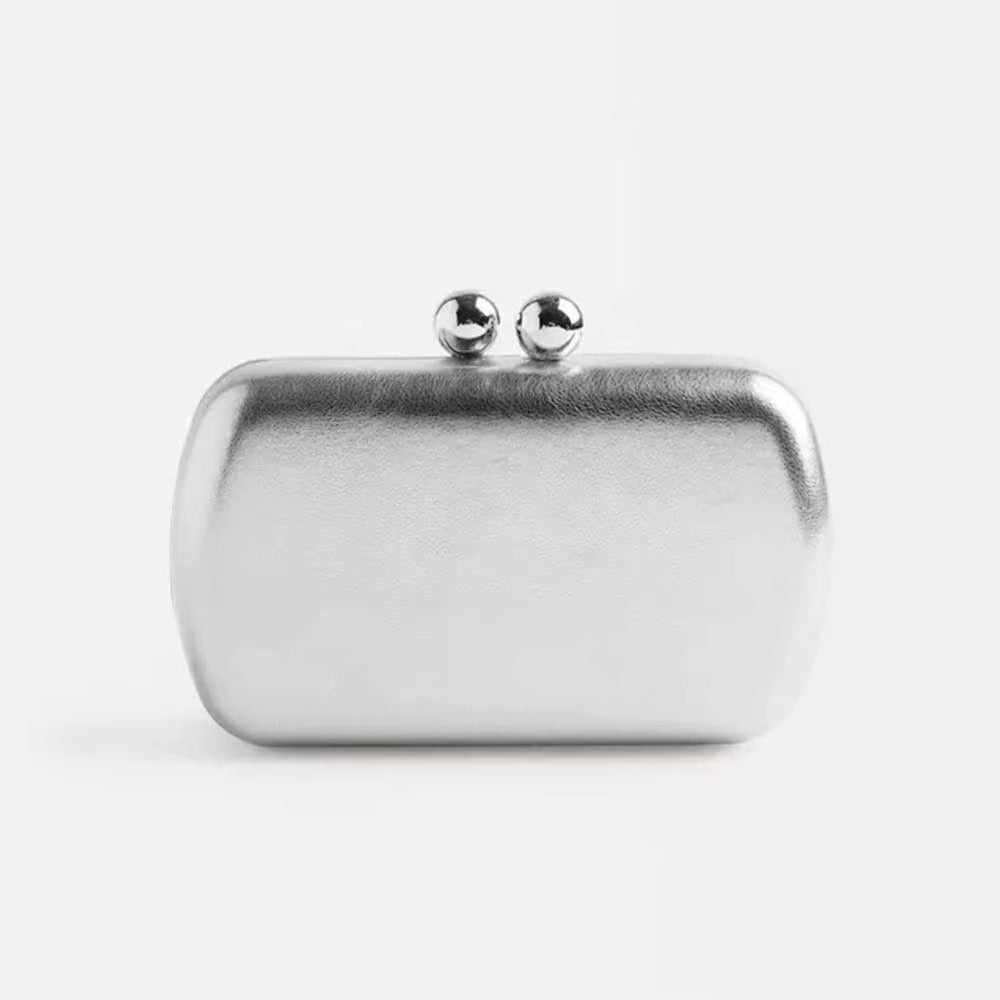 Marietta Clutch Gold or Silver