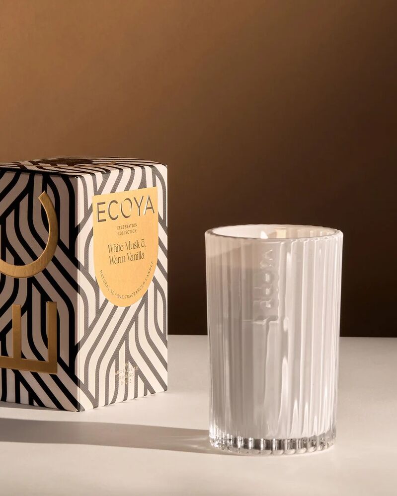 Ecoya 'Celebration' Candle 345gr -Musk & Vanilla