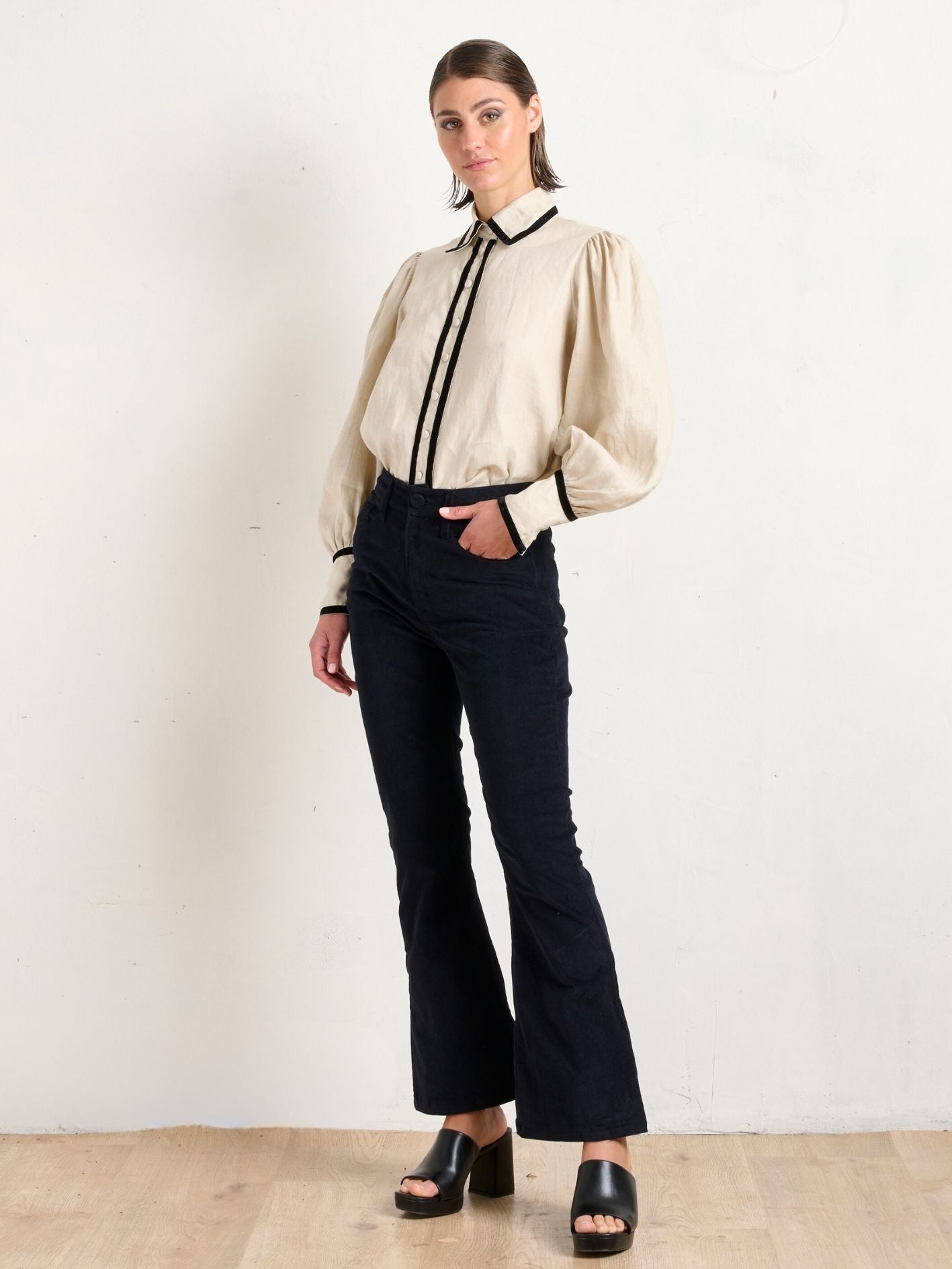 Cord Pant - Onyx