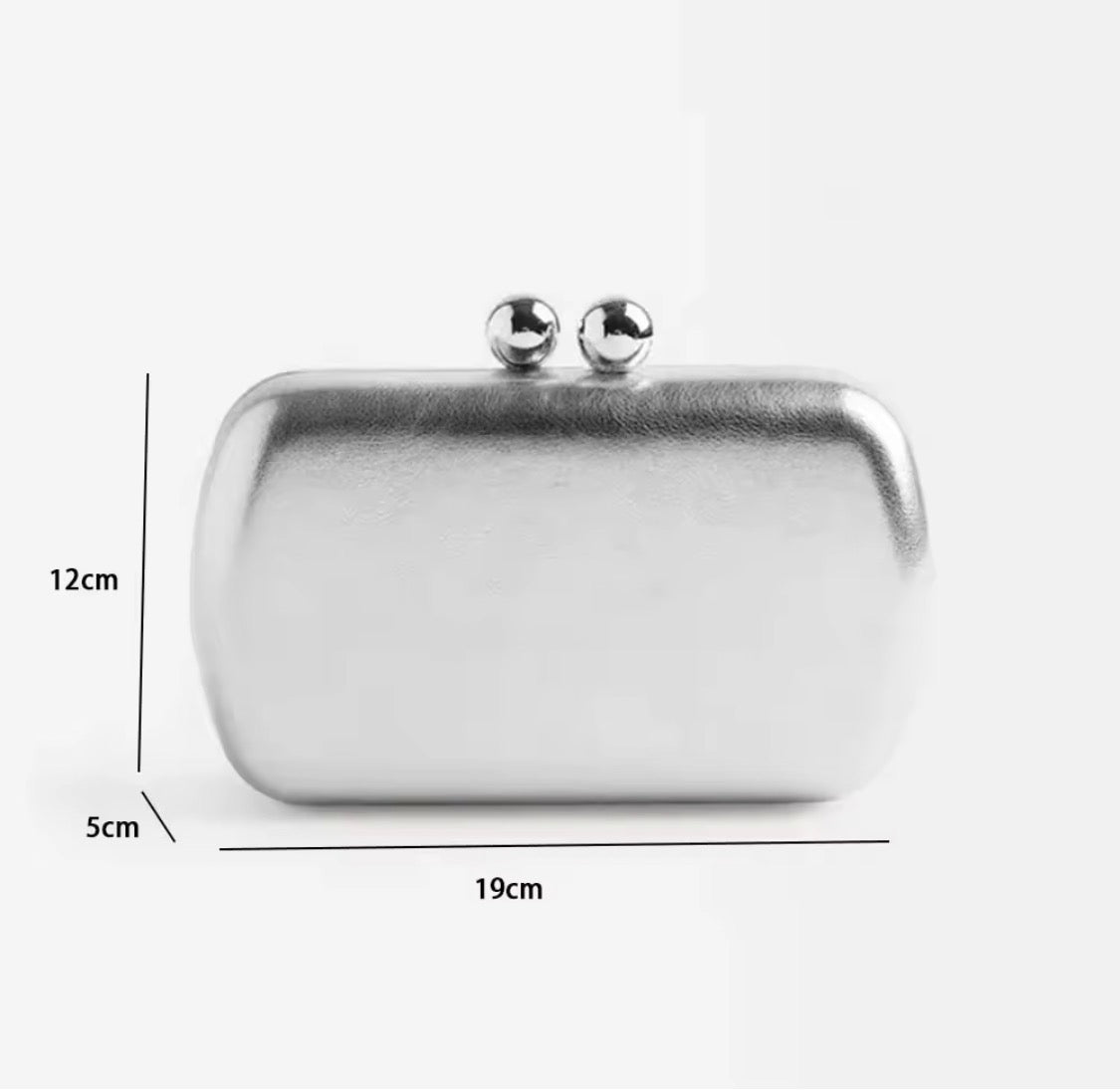 Marietta Clutch Gold or Silver