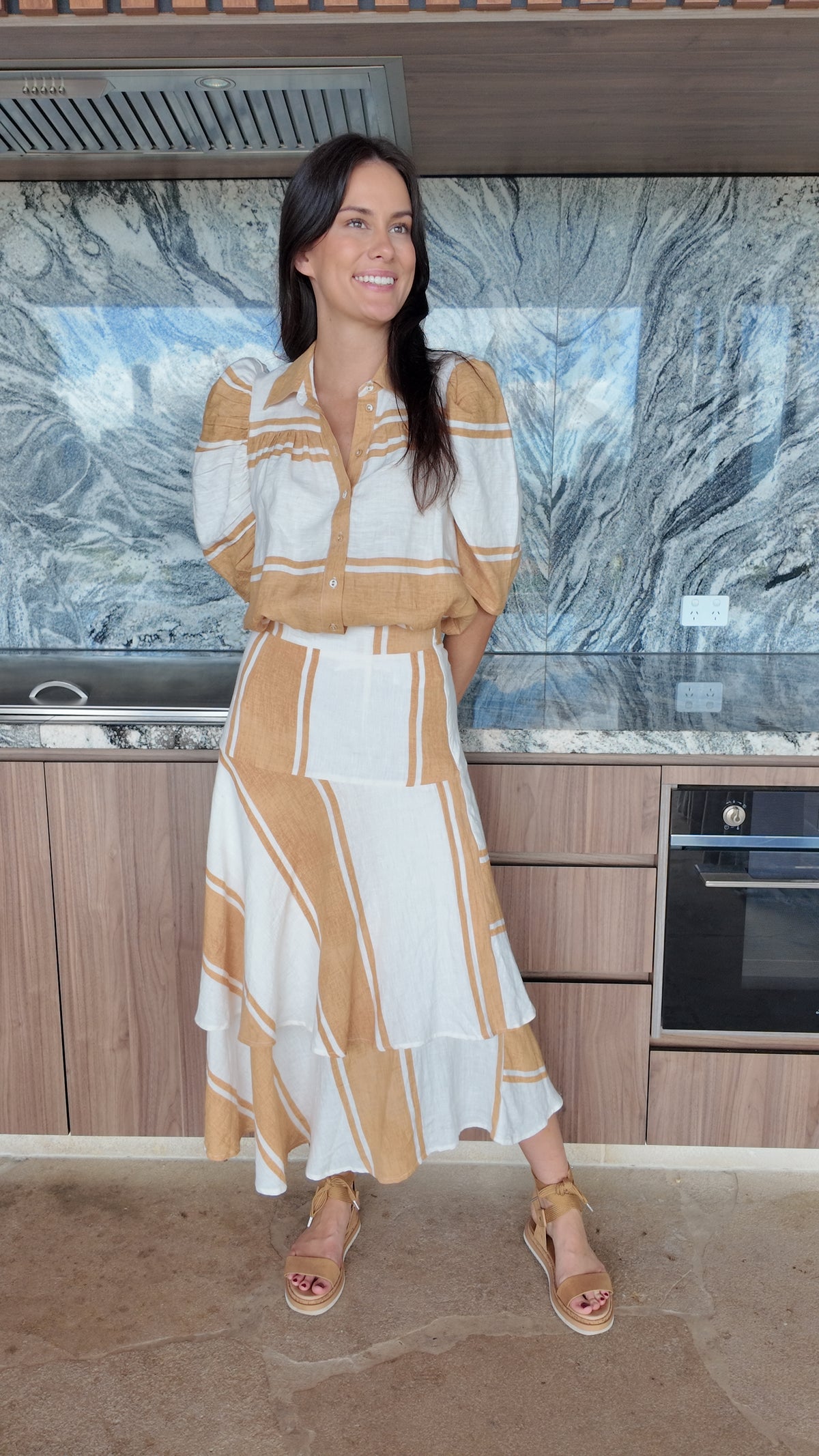 Michelle Skirt Mustard