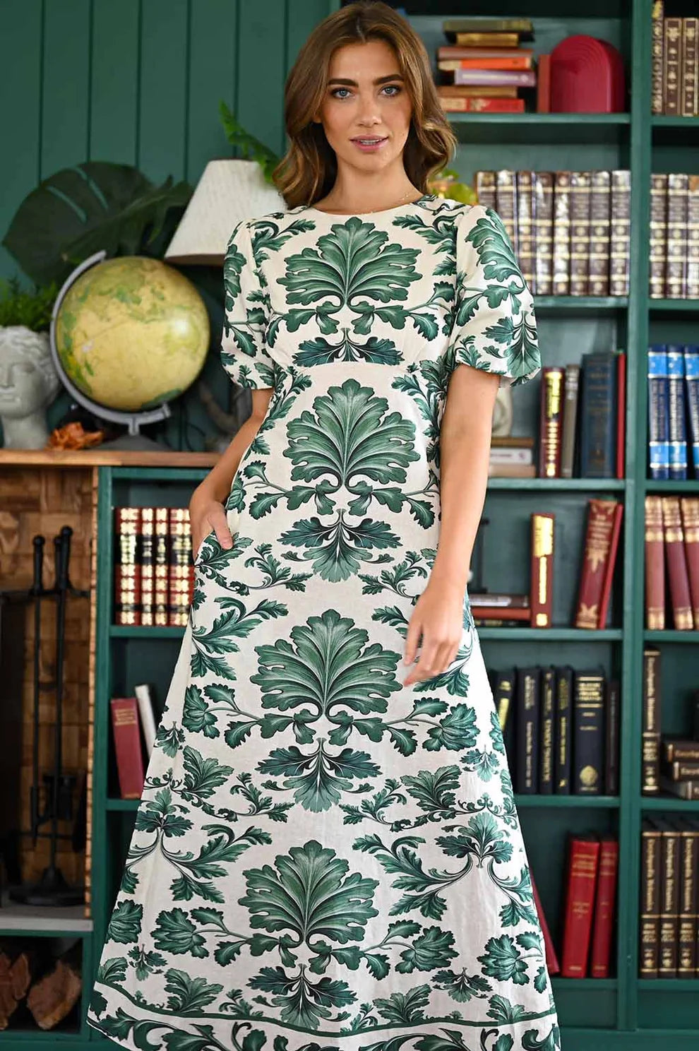 Kaia Dress Pine Crest