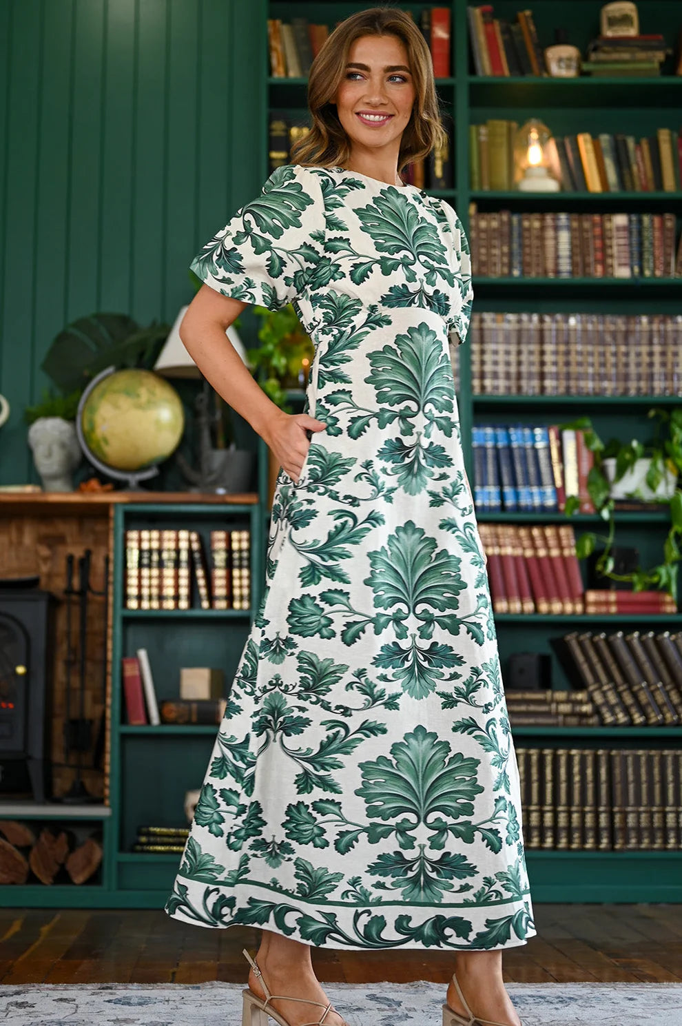 Kaia Dress Pine Crest