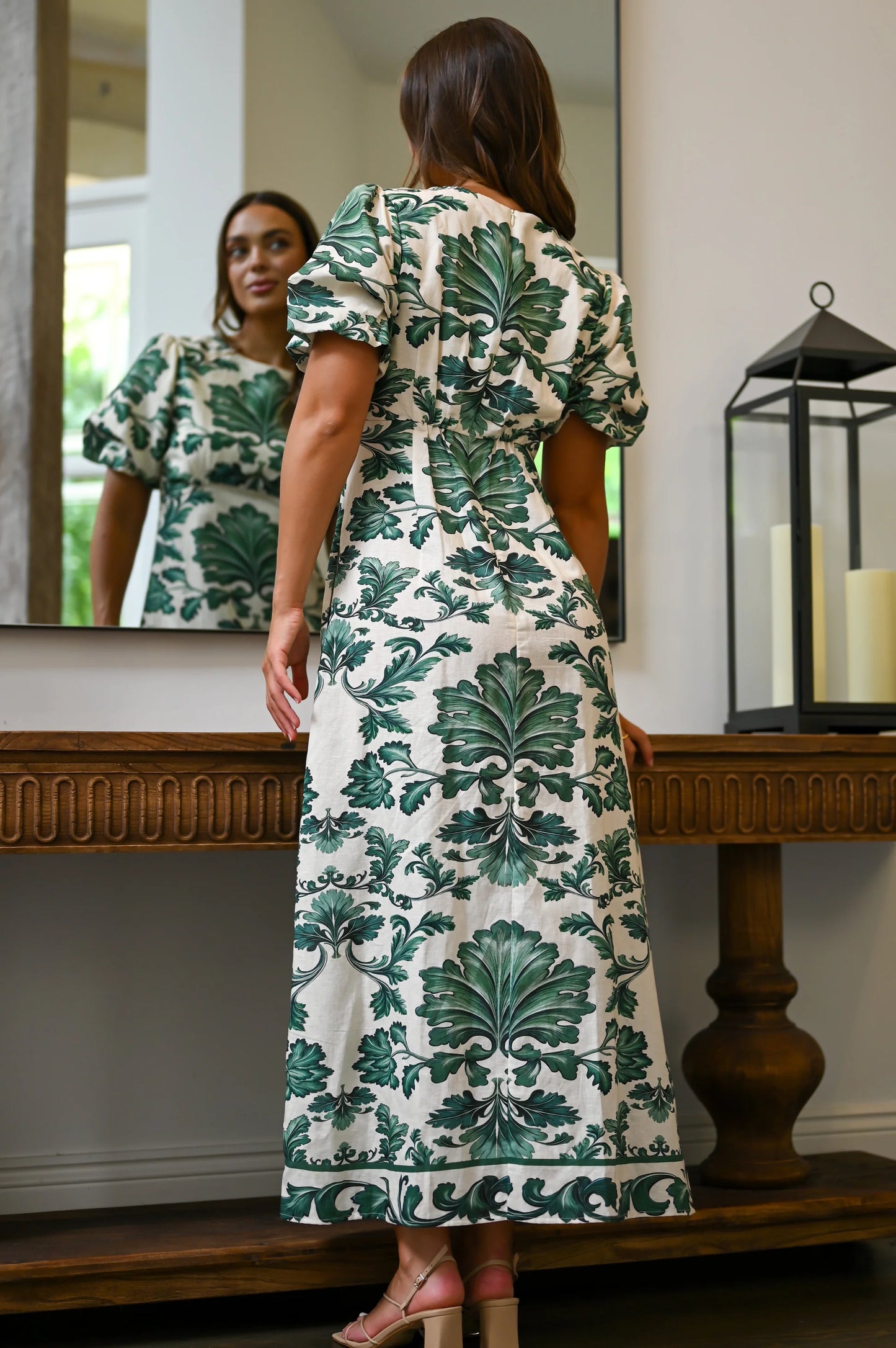 Kaia Dress Pine Crest
