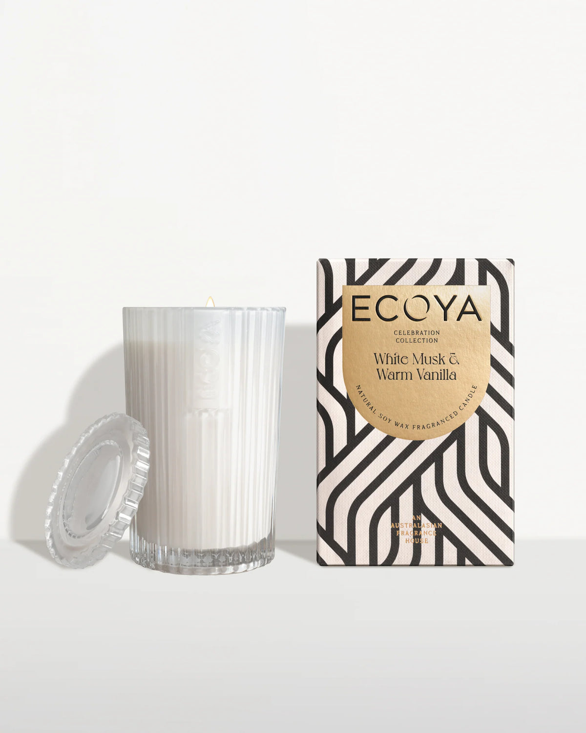 Ecoya 'Celebration' Candle 345gr -Musk & Vanilla