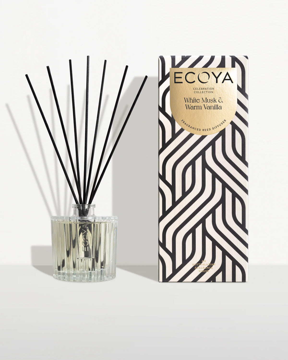 Ecoya 'Celebration' Mini Diffuser-Musk & Vanilla 50ml